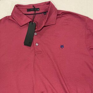 BRAND‎ NEW Greyson Men's XXL Pink Icon Omaha Stretch Short Sleeve Polo